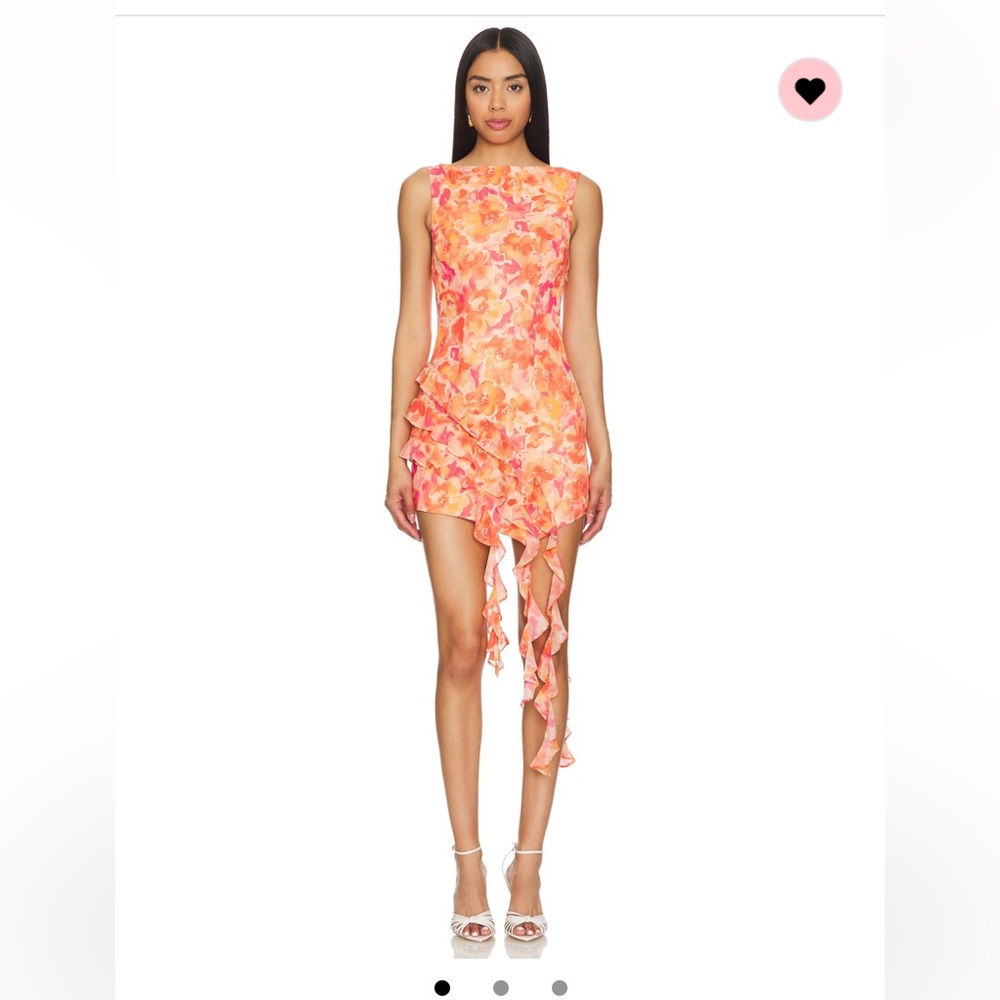 Lilo mini dress in sunset floral